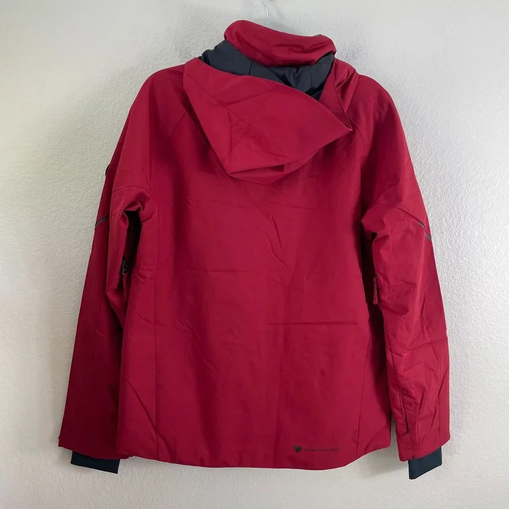 NEW Obermeyer Mens‎ Small Raze Jacket Rustic Red Alpine Series Winter Ski Coat
